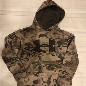 Boys fleece lining pullover hoodie